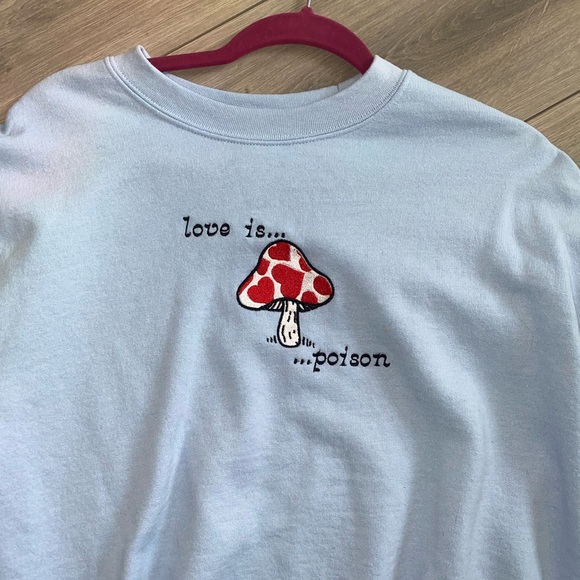 handmade mushroom sweater - Picture 2 of 3